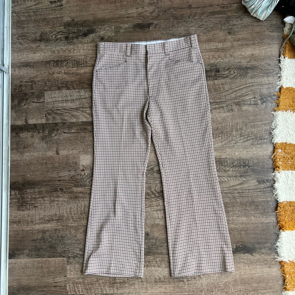 Levi's Brown Panatela Vintage Checkered Pants